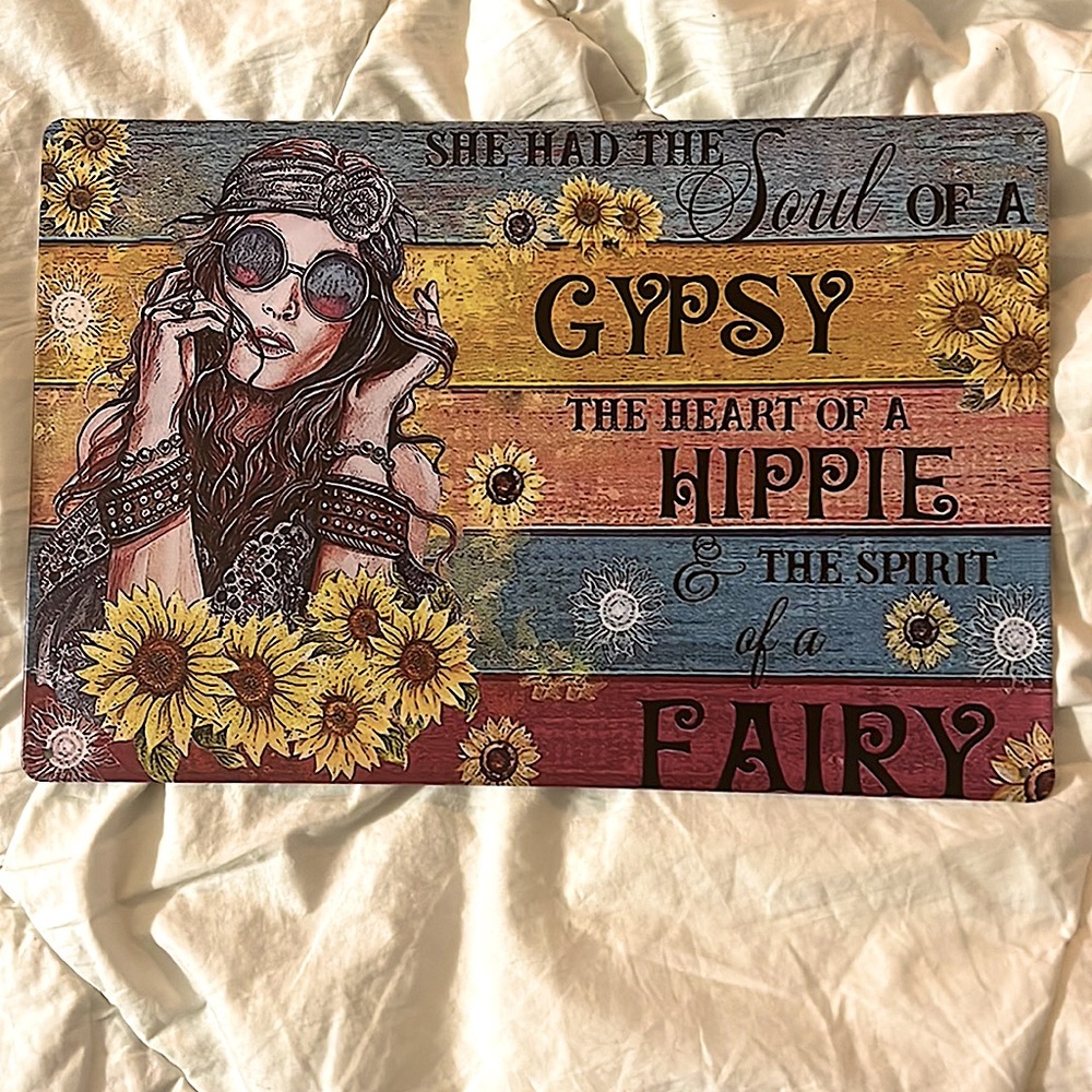 RETRO metal sign / wall decor
